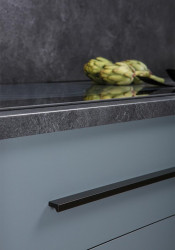 Ручка-скоба ANGLE, черный матовый, 640/900мм, Модерн, Viefe, Испания, 0077640LM2